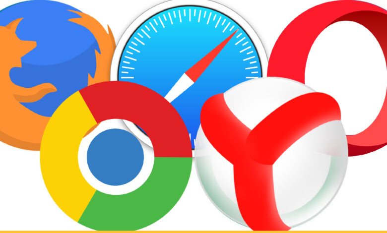 Браузеры firefox, chrome, yandex, opera